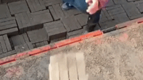 Precise brick throwing