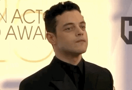 Rami Malek GIF by SAG Awards - Find & Share on GIPHY