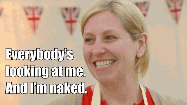 everybodys looking at me and im naked dream