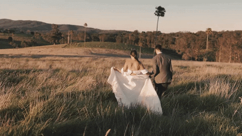 wedding videographer blue mountains films bride at wedding venue