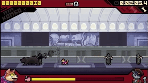 Russian Subway Dogs Gameplay GIF