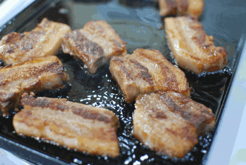 pork chops and applesauce gif