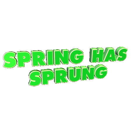 Spring Has Sprung Sticker by Justin for iOS & Android | GIPHY