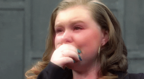 The Steve Wilkos Show upset crying cry sad
