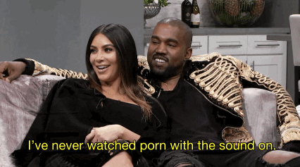 426px x 237px - Kanye West: 'I've never watched porn with the sound on' | Mashable