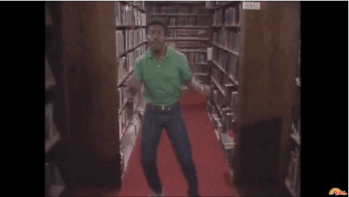 Library dancing.