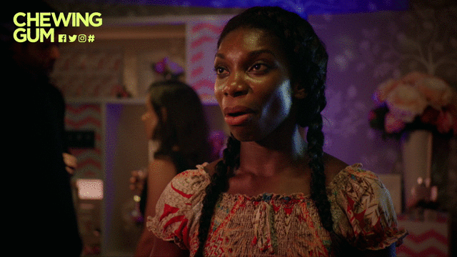 Michaela Coel Wink Gif By Chewing Gum Gif