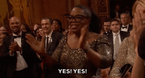 Oprah Winfrey Yes GIF by Tony Awards - Find & Share on GIPHY