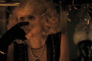 Midnight In Paris Drinking GIF by Bustle - Find & Share on GIPHY