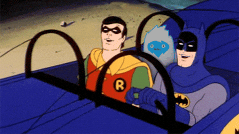 Batman and Robin nodding their heads
