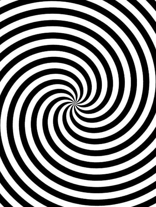 hypnotic spiral gif eyes