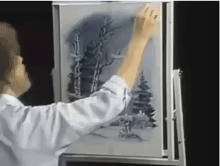 Final Touch To Painting in random gifs