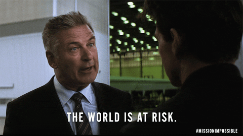 Alec Baldwin The World Is At Risk GIF by Mission Impossible - Find & Share on GIPHY