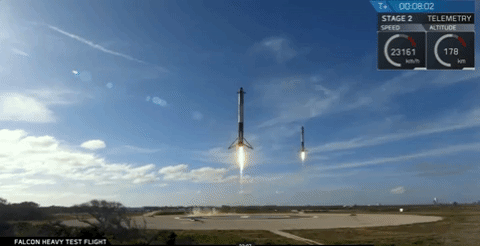 Landing Falcon Heavy GIF - Find & Share on GIPHY