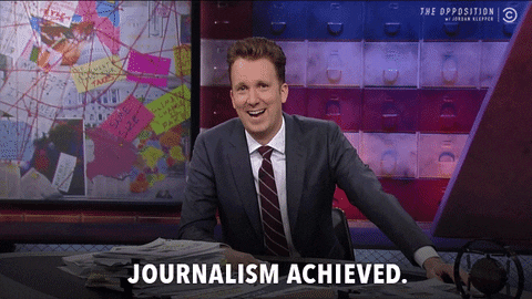 Journalism GIF by The Opposition w/ Jordan Klepper - Find & Share on GIPHY