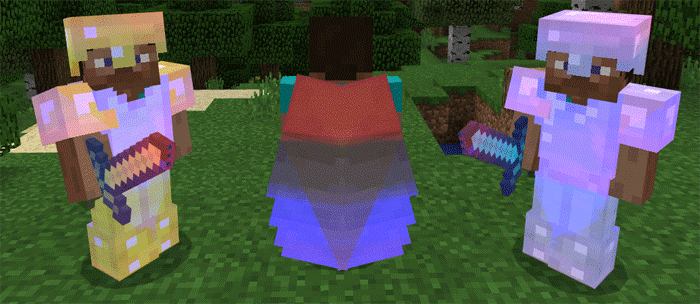 Rainbow Enchants Textures for Minecraft PE 1.0/0.17.0