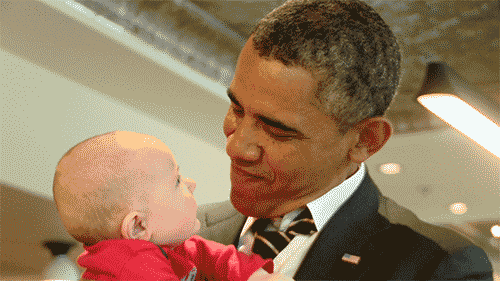 Barack Obama cute baby obama potus