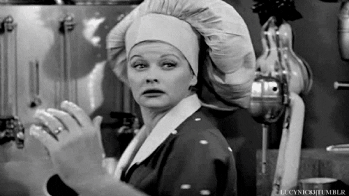 I love Lucy: pie in the face