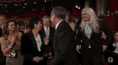 The Oscars oscars handshake ang lee