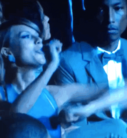 Taylor Swift and Pharrell Williams Dancing GRAMMYs
