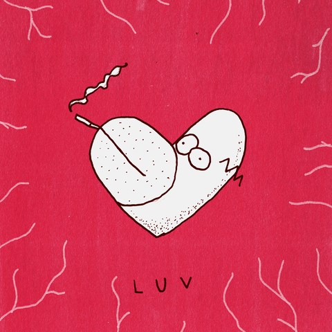 Heart Homer animated GIF