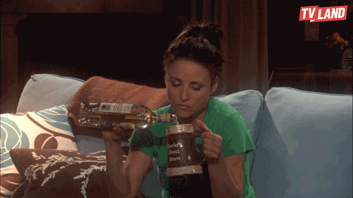Drunk Julia Louis Dreyfus GIF by TV Land - Find & Share on GIPHY