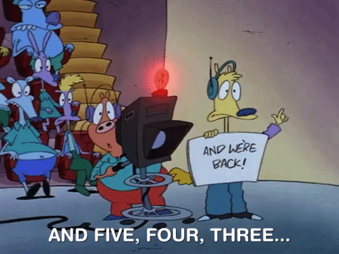 Film crew from Rocko's Modern Life is counting down