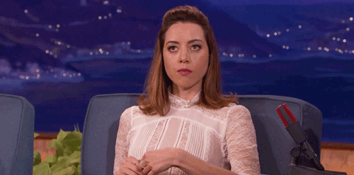 Aubrey Plaza No By Team Coco Find And Share On Giphy