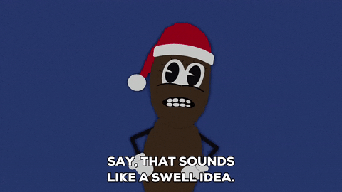 Talking The Christmas Poo GIF by South Park 