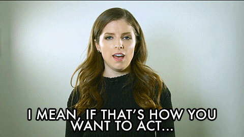 Anna Kendrick Whatever GIF by The Late Show With Stephen Colbert - Find & Share on GIPHY