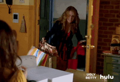 Ugly betty shopping gif by hulu - find & share on giphy