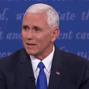 pence laughing mike giphy trump election donald politics gifs wife debate