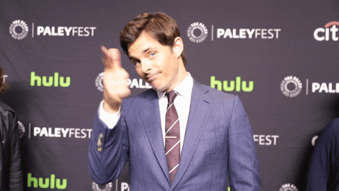 The Paley Center for Media point pointing james marsden paleyfest GIF