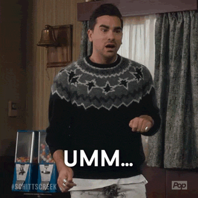 Why Are You Here David Rose GIF by Schitt's Creek - Find & Share on GIPHY