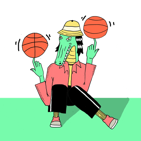 Illustration Basketball GIF by Jackson Gibbs - Find & Share on GIPHY