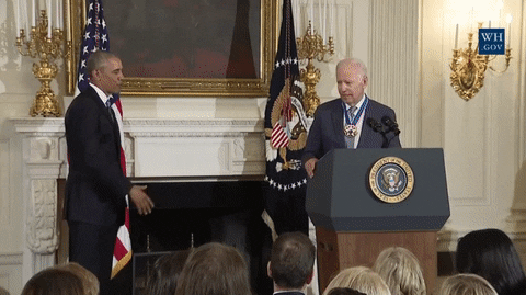 Joe Biden Obama GIF by reactionseditor