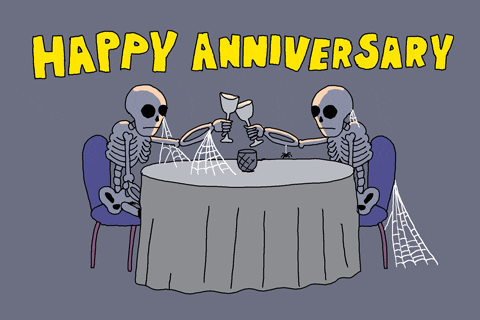 Happy Anniversary GIF by GIPHY Studios Originals - Find & Share on GIPHY