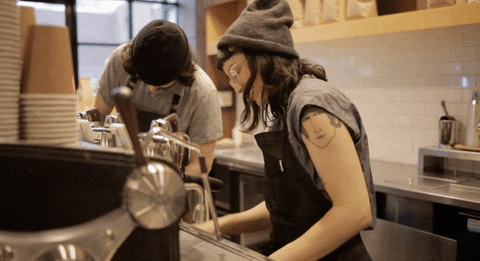 Blue Bottle Coffee GIF by Julieee Logan