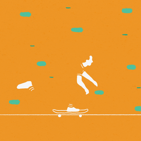Skate Or Die GIF by Percolate Galactic