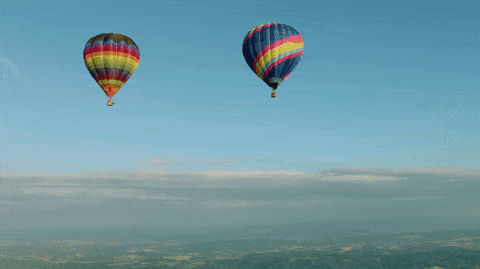 Swinging Hot Air  Balloon  GIF  by Red Bull Find Share on 