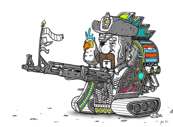 Shooting War GIF by Javier Arrés