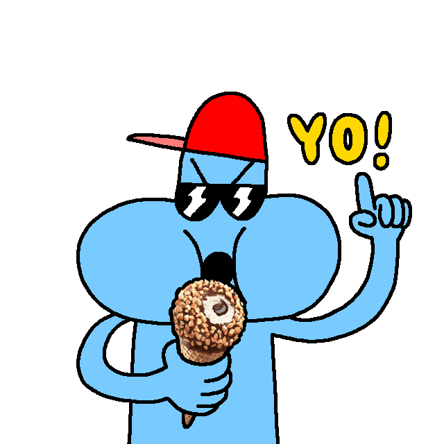Ice Cream Drumstick GIF by Alexander Lansang