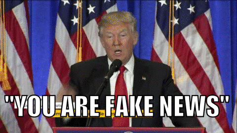 Donald Trump, you are Fake News