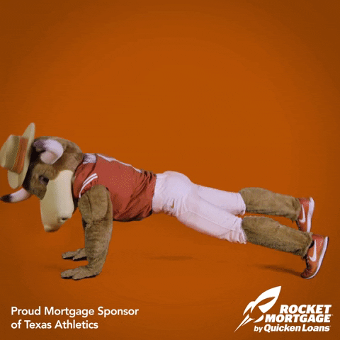Happy Texas Longhorns GIF by Quicken Loans