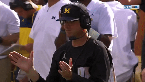 Michigan Football Harbaugh GIF by Michigan Athletics - Find & Share on GIPHY