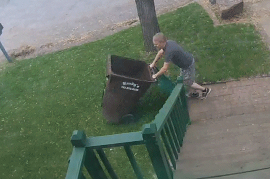Trash Can Falling GIF by America's Funniest Home Videos - Find & Share on GIPHY