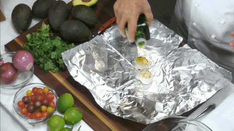 Wolfgang Puck Cooking School food cooking guacamole garlic