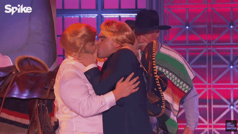 Mashable kissing donald trump lip sync battle make out
