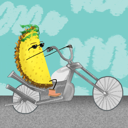 Let'S Go Bike GIF by Taco Bell - Find & Share on GIPHY