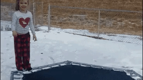 Trampoline And Ice
